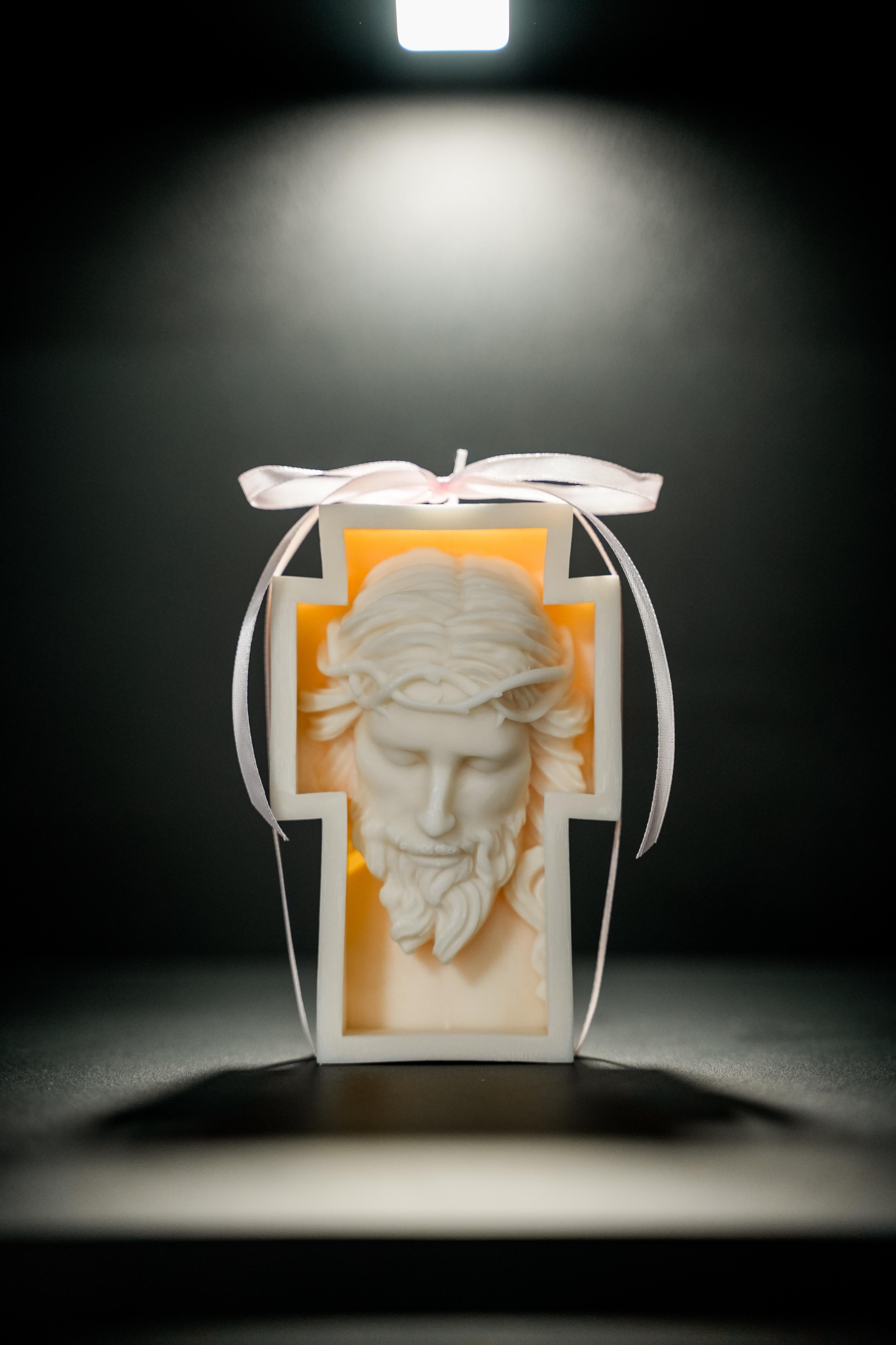 Handgemachte Jesus Kerze